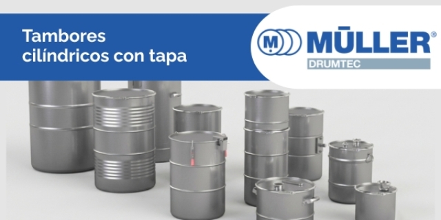 Tambores cilíndricos con tapa Müller DrumTec
