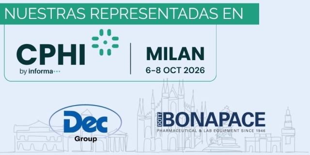 Nuestras representadas en CPHI Milan
